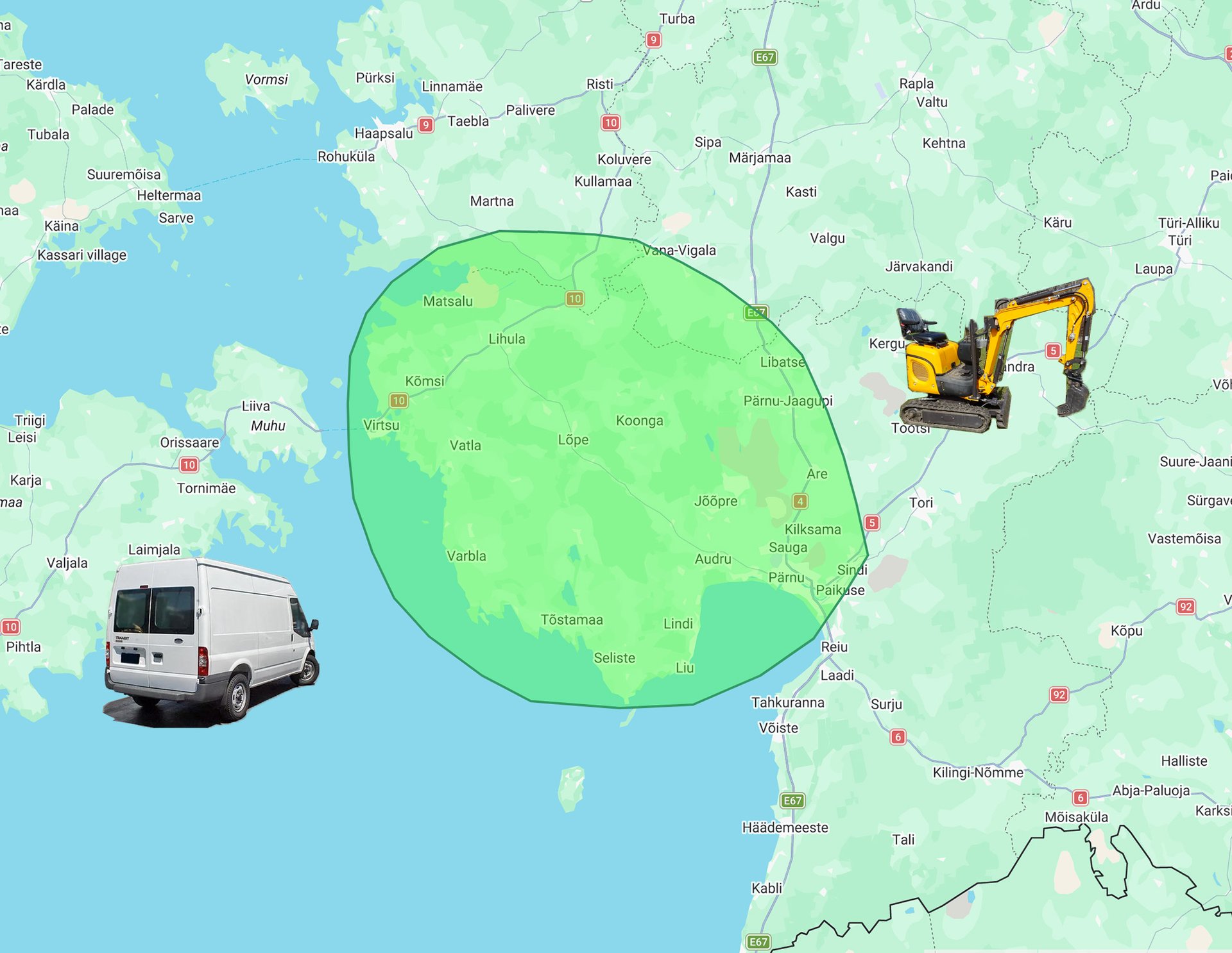 Tehnika rent Läänerannas